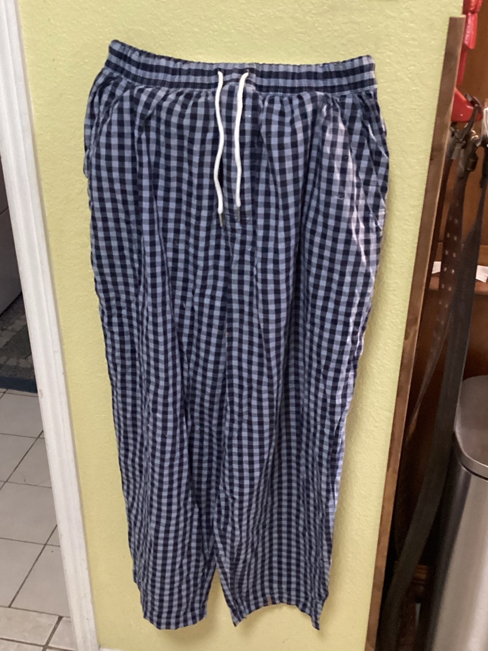 Nautica Navy and White mens pajama bottoms